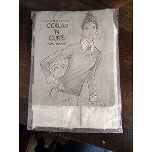 Rare New In Package Vintage 60s/70s Glentex Womans Collar N Cuffs Set artifact